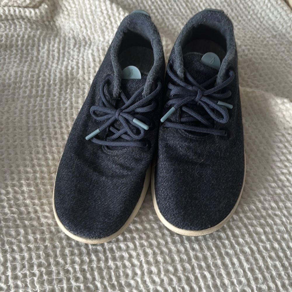 Allbirds Wool Runner Mizzle Navy Blue Comfort Shoe
